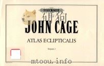 ATLAS ECLIPTICALIS TIMPANI 2   1961  PDF电子版封面    JOHN CAGE 