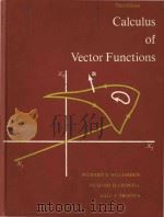 Calculus of vector functions Third Edition（1972 PDF版）
