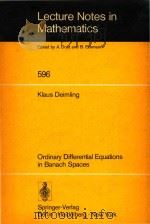 Ordinary differential equations in Banach spaces   1977  PDF电子版封面  0387082603   