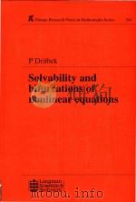Solvability and bifurcations of nonlinear equatiens（1992 PDF版）