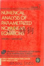 Numerical analysis of parametrized nonlinear equations   1986  PDF电子版封面  0471888141  Rheinboldt;Werner C. 