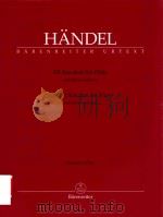 ELF SONATEN FUR FLUTE UND BASSO CONTINUO ELEVEN SONATAS FOR FLUTE AND BASSO CONTINUO BWV 379   1995  PDF电子版封面    HANDEL 