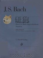 FLOTENSONATEN Ⅱ DREI J.S.BACH ZUGESCHRIEBENE SONATEN FLUTE SONATAS Ⅱ THE THREE SONATAS ATTRIBUTED TO（1981 PDF版）