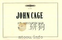 ATLAS ECLIPTICALIS VIOLIN 24   1961  PDF电子版封面    JOHN CAGE 