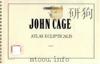 ATLAS ECLIPTICALIS VIOLN 21   1961  PDF电子版封面    JOHN CAGE 