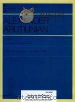 ALEXANDER ARUTIUNIAN FESTIVE FOR TWO PIANOS AND PERCUSSION（1994 PDF版）