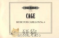 MUSICFOR CARILLON NO.4 FOR A 2-OCTAVE ELECTRONIC INSTRUMENT WITH ACCMPANIMENT（1966 PDF版）