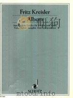 ALBUM AUSGEWAHLTE STUCKE FUR VIOLINE UND PIANO VIOLINO（1958 PDF版）
