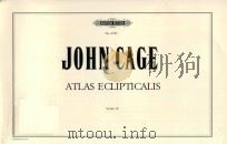 ATLAS ECLIPTICALIS VIOLIN 18   1961  PDF电子版封面    JOHN CAGE 