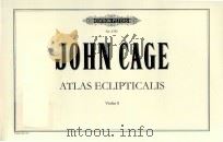ATLAS ECLIPTICALIS VIOLIN 8   1961  PDF电子版封面    JOHN CAGE 