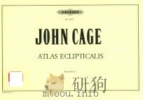 ATLAS ECLIPTICALIS PERCUSSION 1   1961  PDF电子版封面    JOHN CAGE 