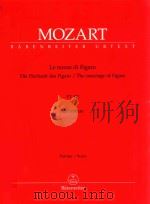 LE NOZZE DI FIGARO DIE HOCHZEIT DES FIGARO/THE MARRIAGE OF FIGARO KV 492 OUVERTURE PARTITUR/SCORE（1973 PDF版）