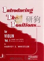 INTRODUCING THE POSITIONS.FOR VIOLIN VOL.1 THIRD AND FIFTH POSITIONS（ PDF版）