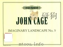 IMAGINARY LANDSCAPE NO.5     PDF电子版封面    JOHN CAGE 