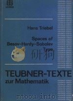 Spaces of Besov-Hardy-Sobolev type   1978  PDF电子版封面    Triebel;Hans. 