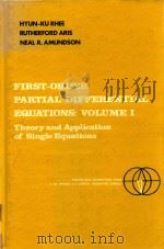 First-order partial differential equations Volume 1.Theory and application of single equations   1986  PDF电子版封面  0133191958   