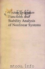Vector Lyapunov functions and stability analysis of nonlinear systems（1991 PDF版）