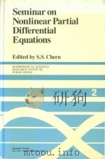 Seminar on nonlinear partial differential equations   1984  PDF电子版封面  0387960791  S.S.Chern 