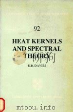 Heat kernels and spectral theory   1989  PDF电子版封面  9780521409971  H.O.Cordes 