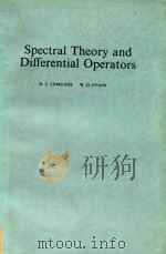 Spectral theory and differential operators   1987  PDF电子版封面  0198535422  Edmunds;D. E.;Evans;W. D. 