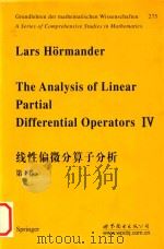 The analysis of linear partial differential operators IV（1985 PDF版）