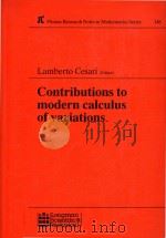 Contributions to modern calculus of variations（1986 PDF版）