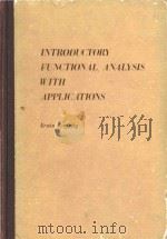 Introductory functional analysis with applications   1978  PDF电子版封面    Erwin Kreyszig. 