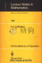 Infinite matrices of operators   1980  PDF电子版封面  0387097643  John Locker 