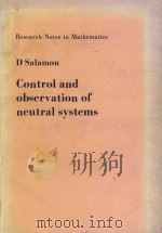 Control and observation of neutral systems（1984 PDF版）