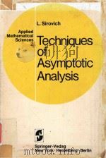 Techniques of asymptotic analysis（1971 PDF版）