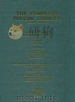 THE COMPLETE PUCCINI LIBRETTI BY NICO CASTEL VOLUME Ⅰ（1994 PDF版）