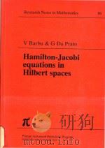 Hamilton-Jacobi equations in Hilbert spaces（1983 PDF版）
