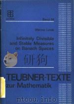 Infinitely divisible and stable measures on Banach spaces   1983  PDF电子版封面    cWerner Linde. 