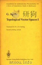 Topological vector spaces Second printing revised（1983 PDF版）