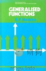 Generalised functions   1979  PDF电子版封面  0470266082  R.F.Hoskins 