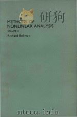 Methods of Nonlinear Analysis Volume ll   1973  PDF电子版封面    Richard Bellman 