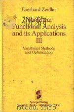 Nonlinear functional analysis and its applications III（1985 PDF版）