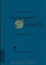 KATALOGE BAYERISCHER MUSIKSAMMLUNGEN BAND 11/2 THEMATISCHER KATALOG DER MUSIKHANDSCHRIFTEN IN EICHST   1999  PDF电子版封面  9783873280884   