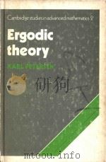 Ergodic theory   1989  PDF电子版封面  0521236320  Karl Petersen. 