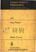 Elliptic curves : notes from postgraduate lectures given in Lausanne 197172 /   1973  PDF电子版封面  0387063099  Alain Robert 