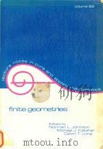 Finite geometries:proceedings of a conference in honor of T.G. Ostrom（1983 PDF版）