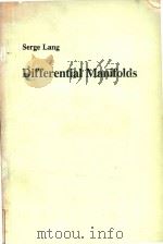 Differential manifolds   1985  PDF电子版封面  0387961135  cSerge Lang. 