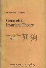 Geometric invariant theory Second Enlarged Edition   1982  PDF电子版封面  0387112901  D.Mumford; J.Fogarty 