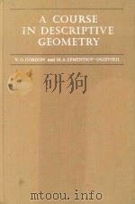 A Course in Descriptive Geometry   1977  PDF电子版封面    V.O.Gordon; M.A.Sementsov-Ogie 