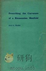 Prescribing the curvature of a Riemannian manifold（1985 PDF版）