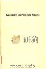 Geometry on Poincare spaces（1993 PDF版）
