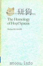 The homology of Hopf spaces   1988  PDF电子版封面  0444704647  Kane Richard M 1944 