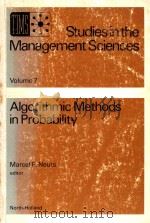 Algorithmic methods in probability   1977  PDF电子版封面  044485049X  Neuts;Marcel F. 
