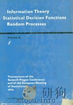 Transactions of the Seventh Prague Conference and of the European Meeting of Statisticians 1974 Volu（1977 PDF版）