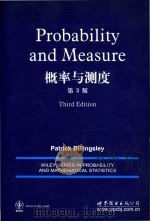 Probability and measure Third Edition   1995  PDF电子版封面  9787506282765  Patrick Billingsley 
